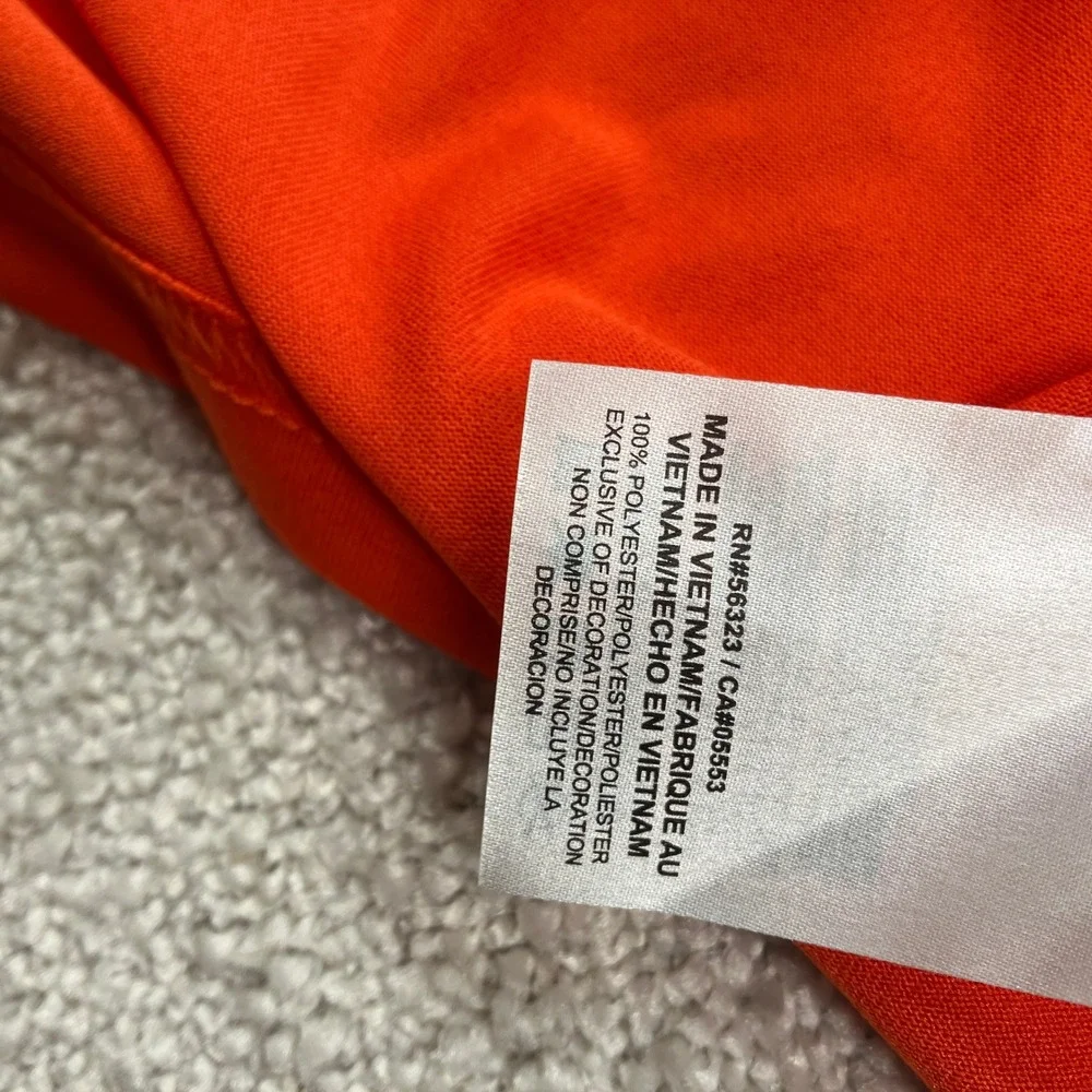 Nike Mens Large T-Shirt Orange Florida Gators Dri-Fit Short Sleeve Logo Tee